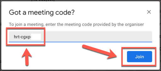 Creating and Joining a Google Meet Meeting image 5 - Gmail-Meet-ID-Code