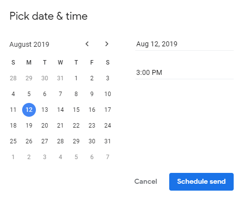 Schedule Emails on Gmail image 2 - gmail-schedule-send-options