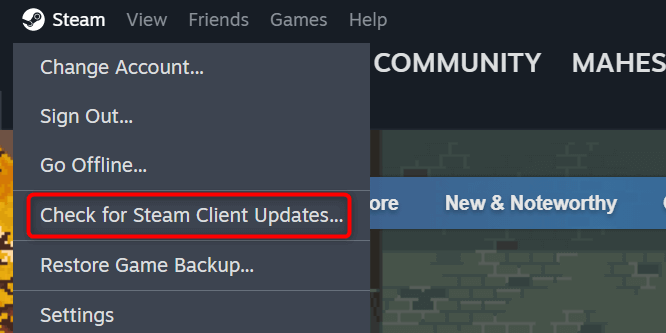 Update Steam to Resolve a Black Screen Issue image - how-to-fix-a-steam-library-not-loading-issue-2-compressed