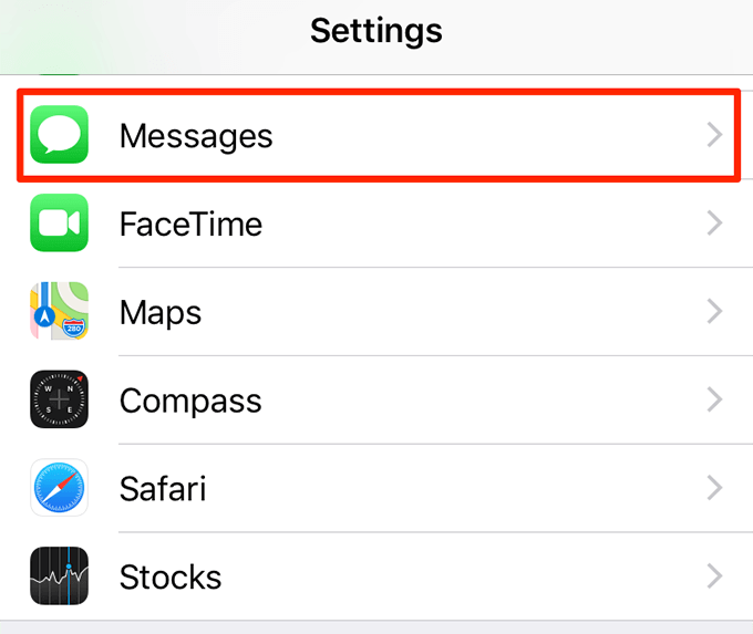 How To Turn Off Read Receipts For iMessage image - imessage-settings