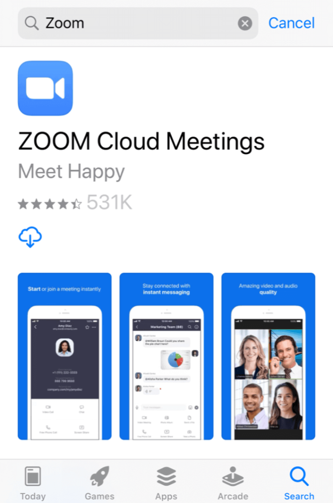 Reinstalling Zoom on Linux image 3 - ios-zoom-app