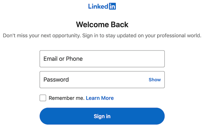 How to Endorse Someone on LinkedIn image 2 - linkedin-sign-in-1