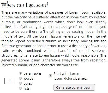 How To Generate Lorem Ipsum Dummy Text image - lipsum-com