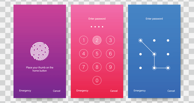 Can You Bypass the Android Lock Screen? image - lock screen types