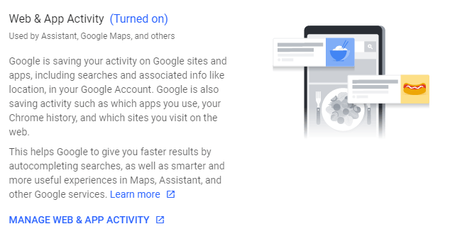 How To Delete Your Google Account Data image 4 - manage-web-app-activity-google