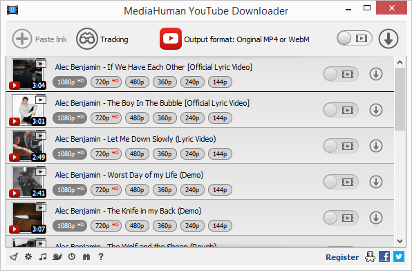 How To Download Complete YouTube Playlists image 3 - mediahuman-youtube-downloader