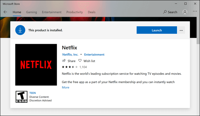 How To Download From Netflix On Windows image - Microsoft-Store-Netflix