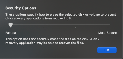 Step 2a: Use Disk Utility on a Mac image 4 - more-secure