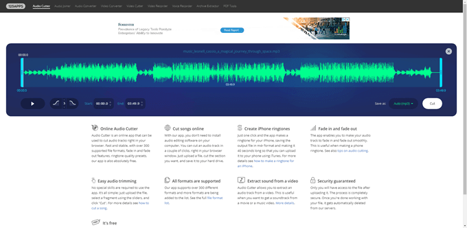 Light-Weight Sound Editors Online image 3 - mp3cut-audio-cutter