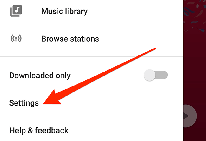 How To Fix Google Play Music image 7 - music-settings-1