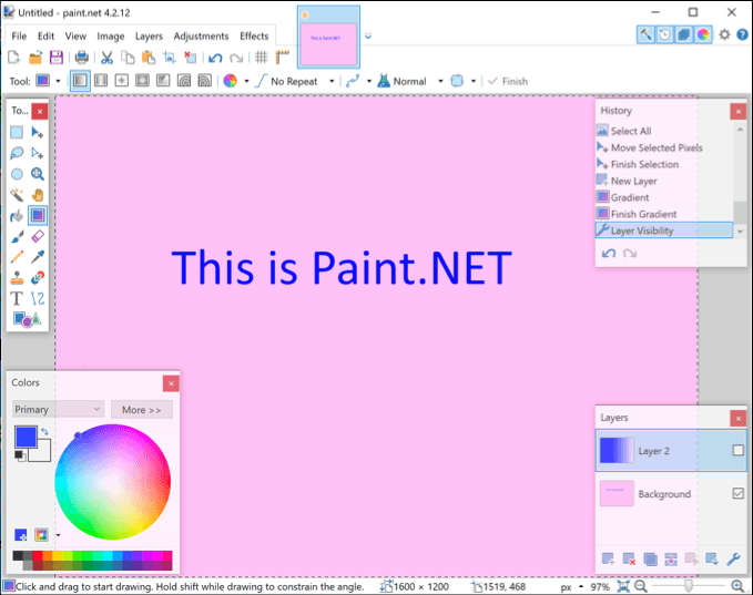 What Is Paint.NET? image - Paint-Net-Example