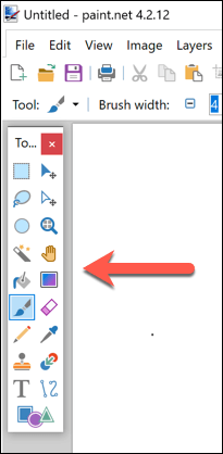 Creating Basic Images In Paint.NET image 2 - Paint-NET-Side-Menu