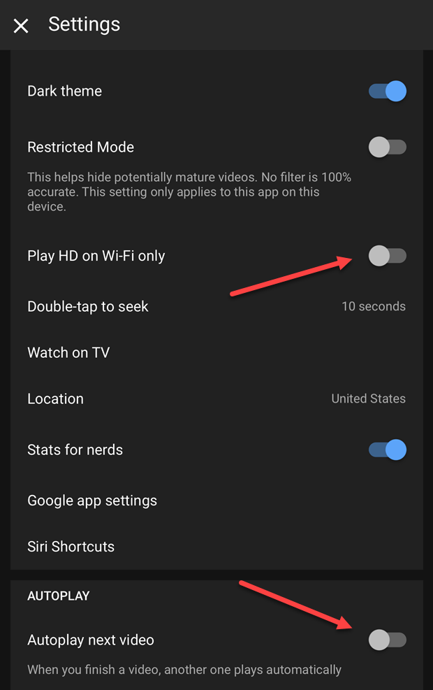 Restrict HD Streaming on Mobile image 2 - play hd on wifi