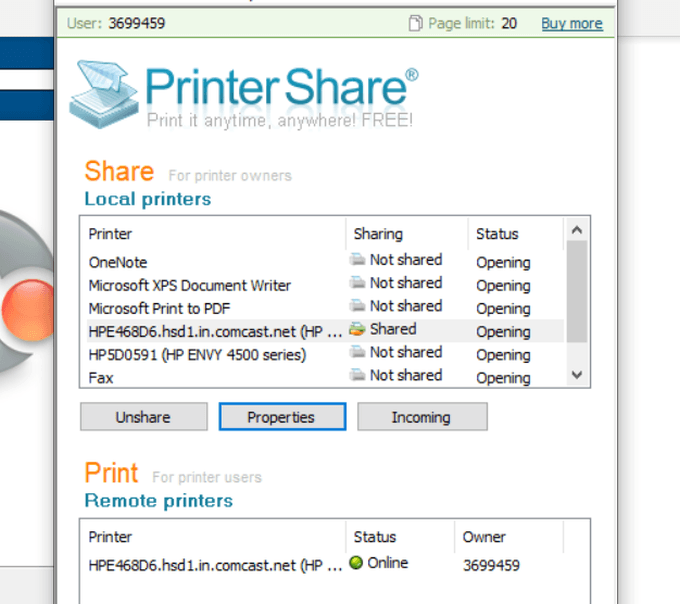 User Free PrinterShare Software image 2 - printershare2