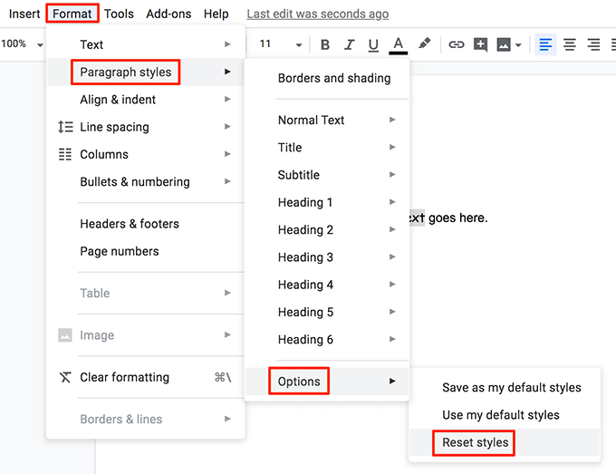 Set a Newly Added Font Default In Google Docs image 4 - reset-styles