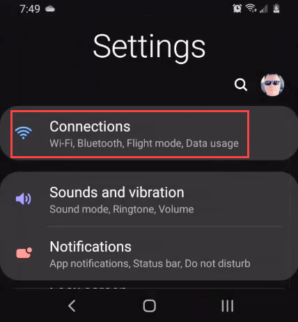 Find  The WiFi Password On Other Android Phones image 2 - settings-connections