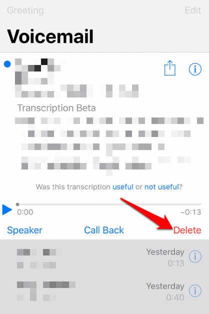 Using Visual Voicemail on iPhone image 3 - setup-voicemail-messages-smartphone-access-messages-iPhone-visual-delete