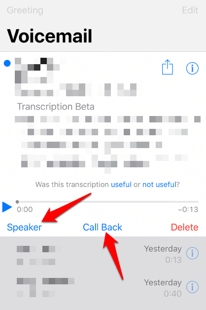 Using Visual Voicemail on iPhone image 2 - setup-voicemail-messages-smartphone-access-messages-iPhone-visual-speaker