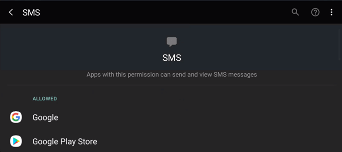 What App Permissions Should I Avoid? image 9 - sms