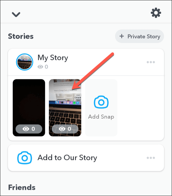 How to Save Your Own Snapchat Story Videos image 4 - Snapchat-Load-Story-Video