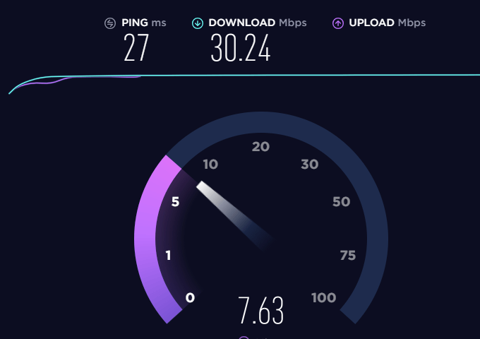 Finding Your Current Speeds and Advertised Speeds image - speed-test-results