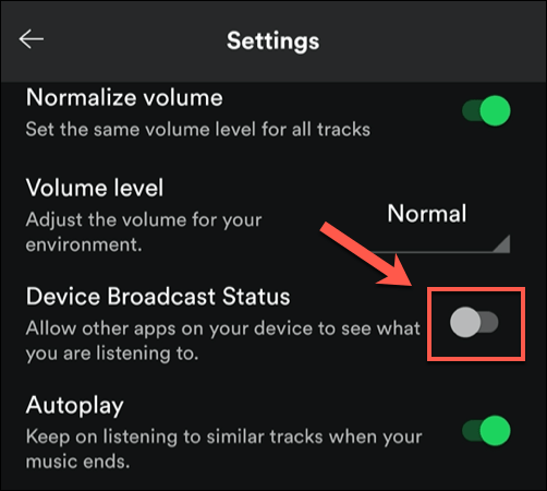 Linking Spotify To Your Discord Account On Mobile Devices image 10 - Spotify-Android-Enable-Device-Broadcast-Status