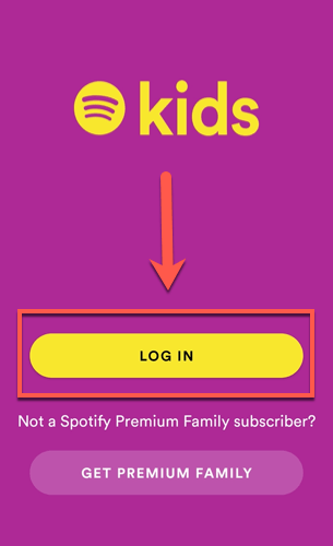 How To Create a Spotify For Kids Account image - Spotify-Kids-Initial-Sign-in