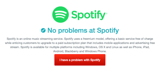 Check Spotify’s Status image - Spotify_down