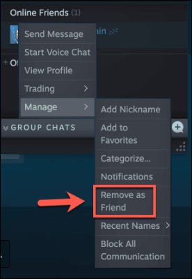 Chatting With Others On Steam image 5 - Steam-Remove-Friend