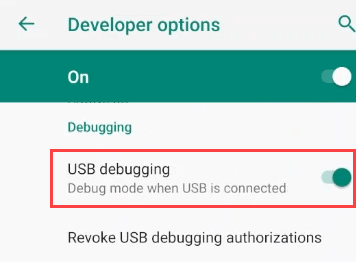 Find The WiFi Password On Android 9 &amp; Older Phones image 4 - usb-debugging