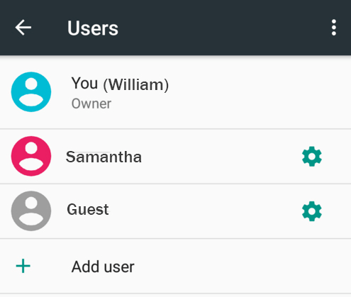 Creating Multiple Users On Your Android image - users