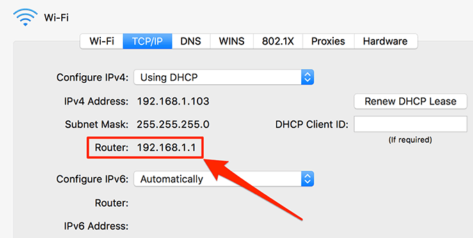 View The IP Address Of a Wireless Access Point On Mac (GUI) image 3 - wap-ip-mac