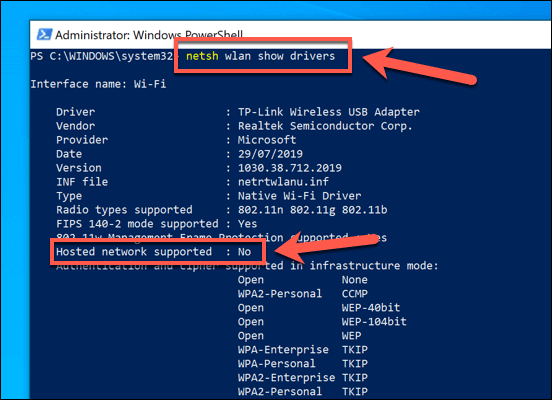 Creating an Ad-Hoc Wireless Network image 2 - Windows-PowerShell-Netsh-Driver