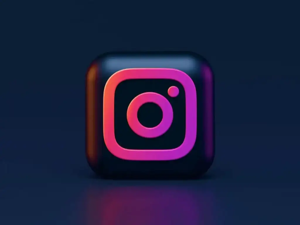 Instagram logo against a blue background - instagram-1